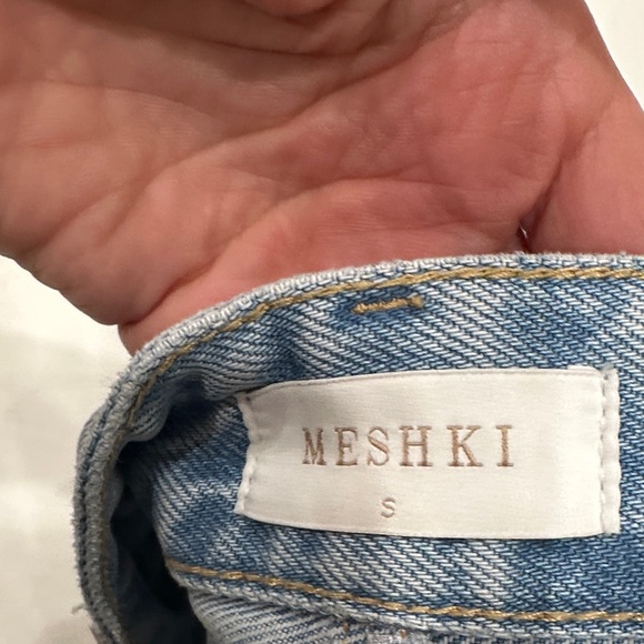 Meshki Blue Denim Mini Skirt - Picture 4 of 4